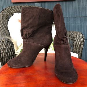 Rampage NWT Elsa Brown Heeled Boots Size 7.5